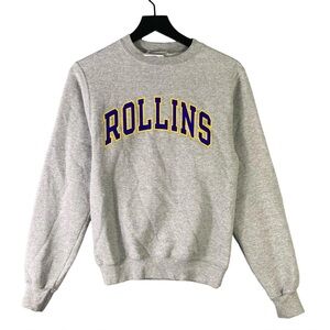 Rollins College Gray Men's Crewneck Sweatshirt